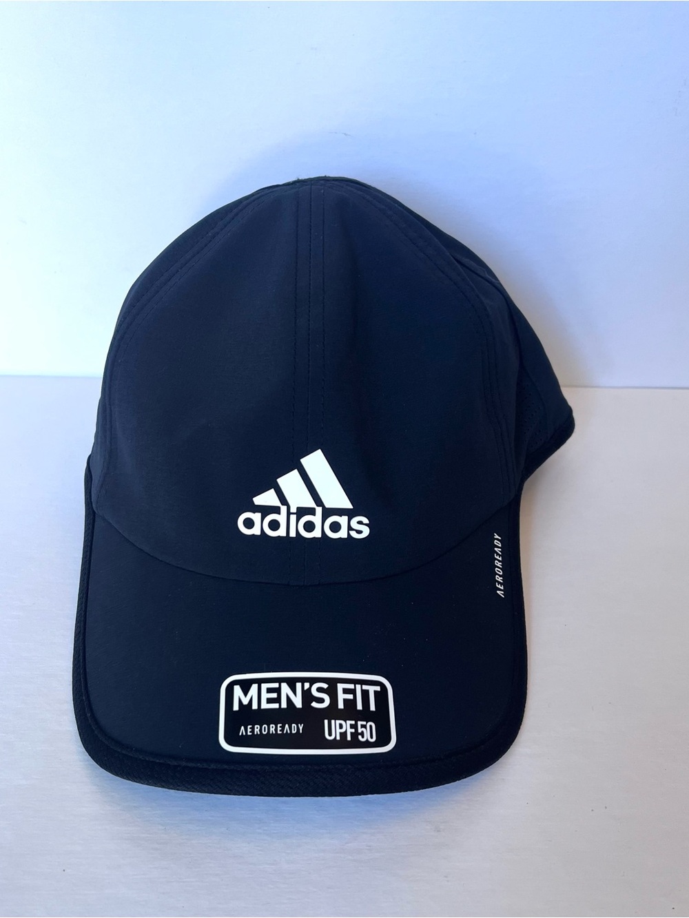 Adidas Men's Fit Aeroready Hat Cap 50 UPF Sun Protection Black